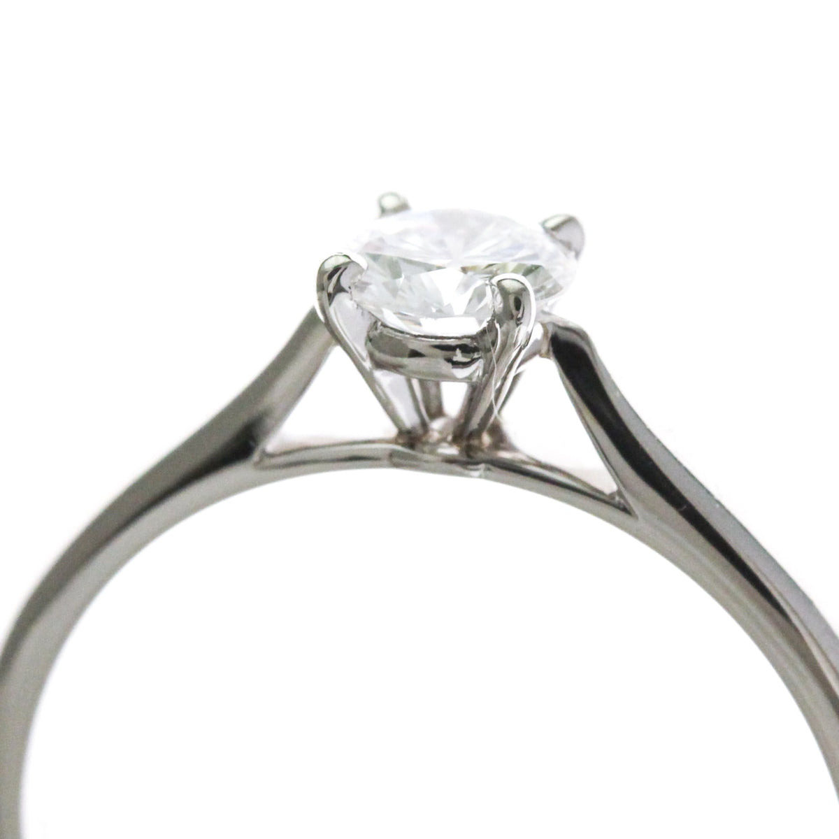 Cartier Solitaire · Platinum · Diamond · Size 6 (EU 55)