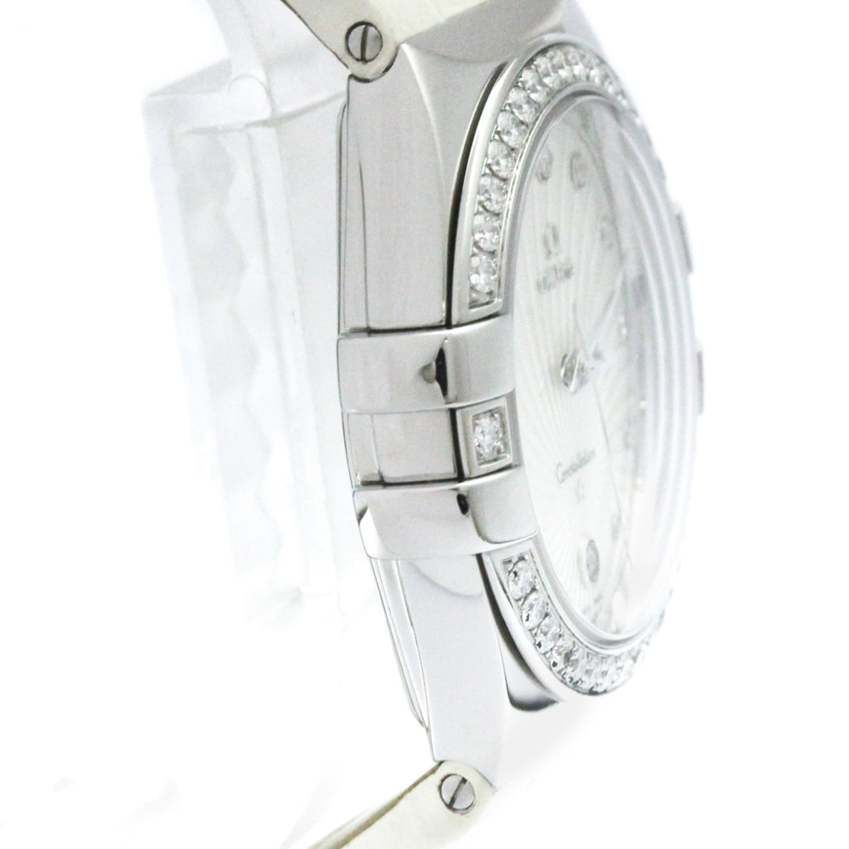 Omega Constellation · Diamond MOP · Steel