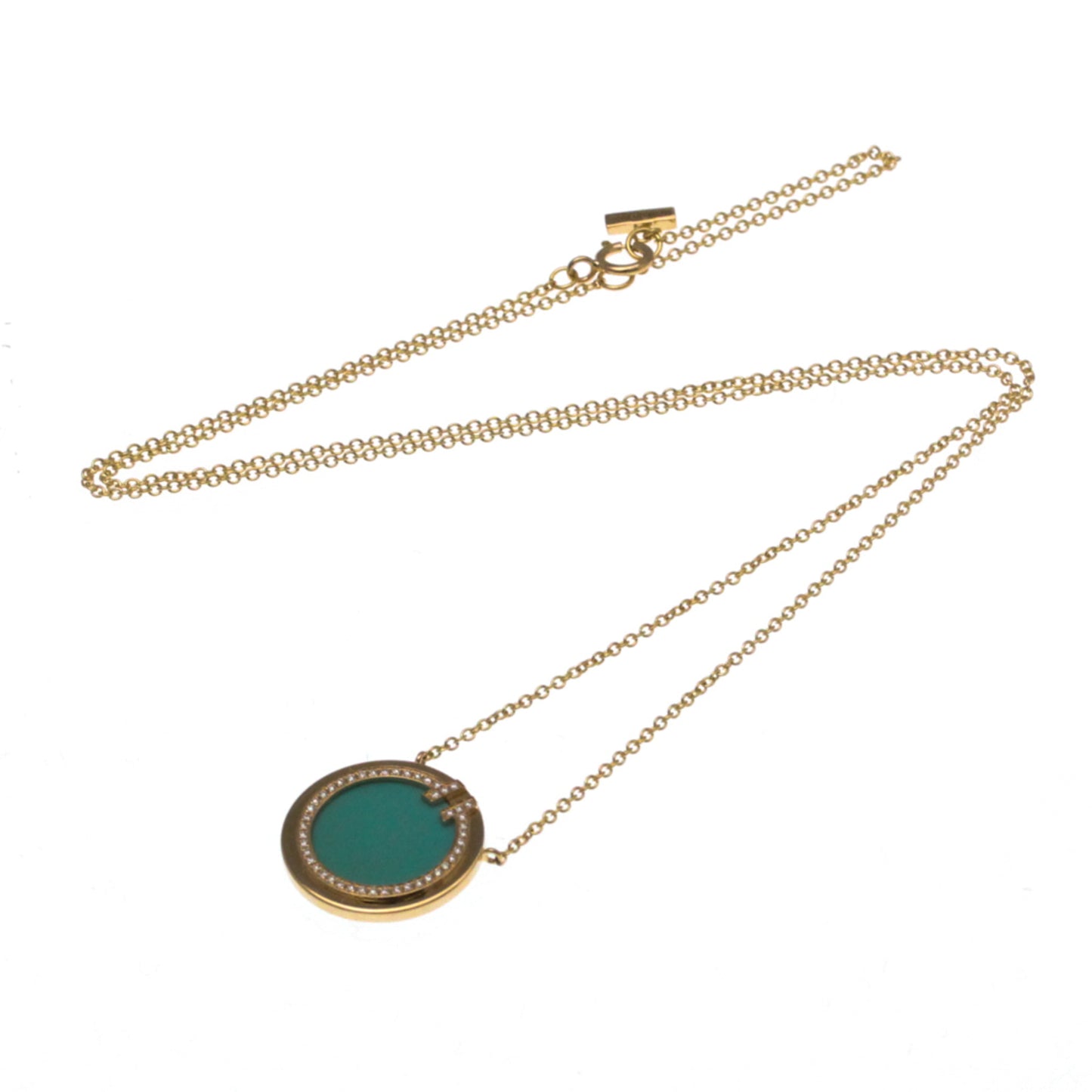 Tiffany T Two · Turquoise Diamond · Rose Gold
