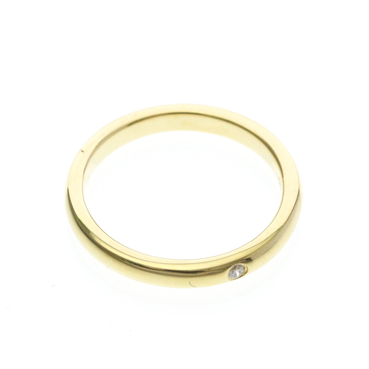 Tiffany Stacking Band · 18K Yellow Gold · Diamond
