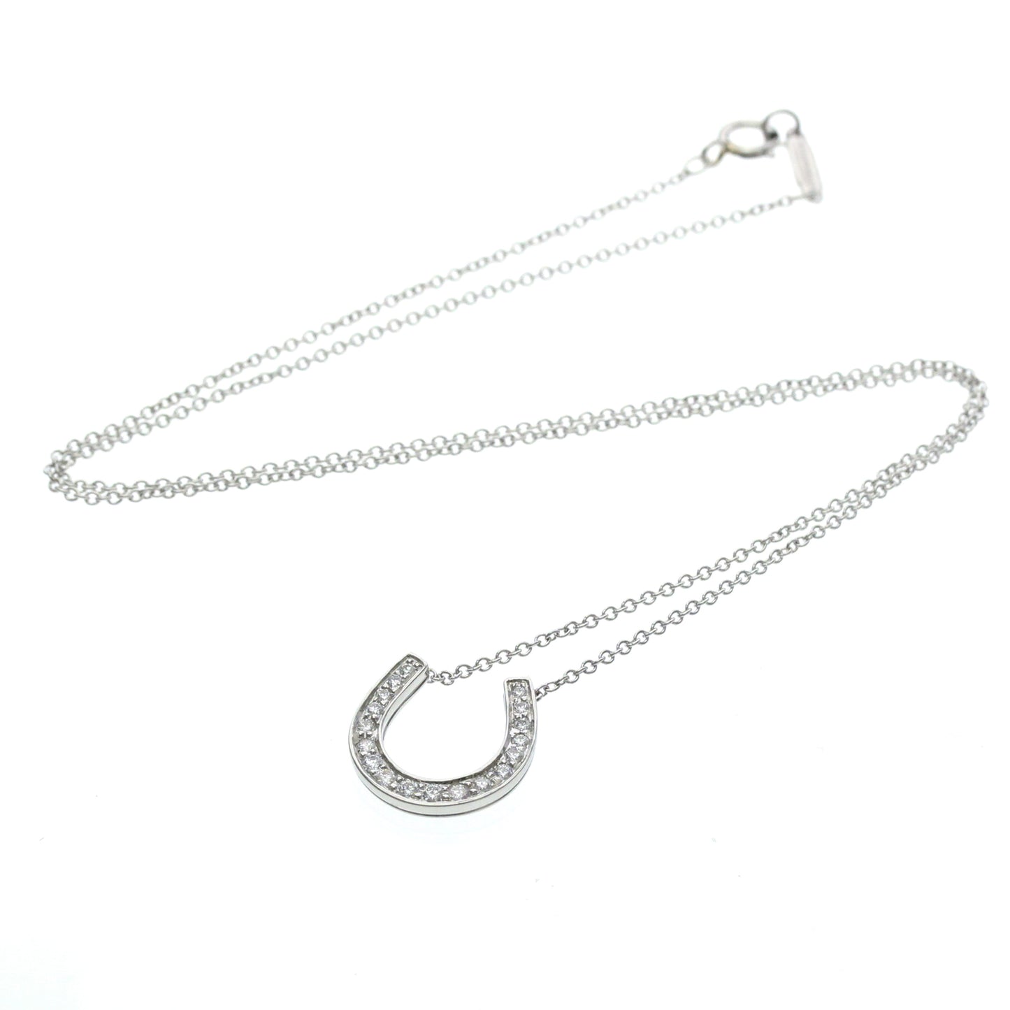Tiffany Horseshoe · Platinum · Diamond