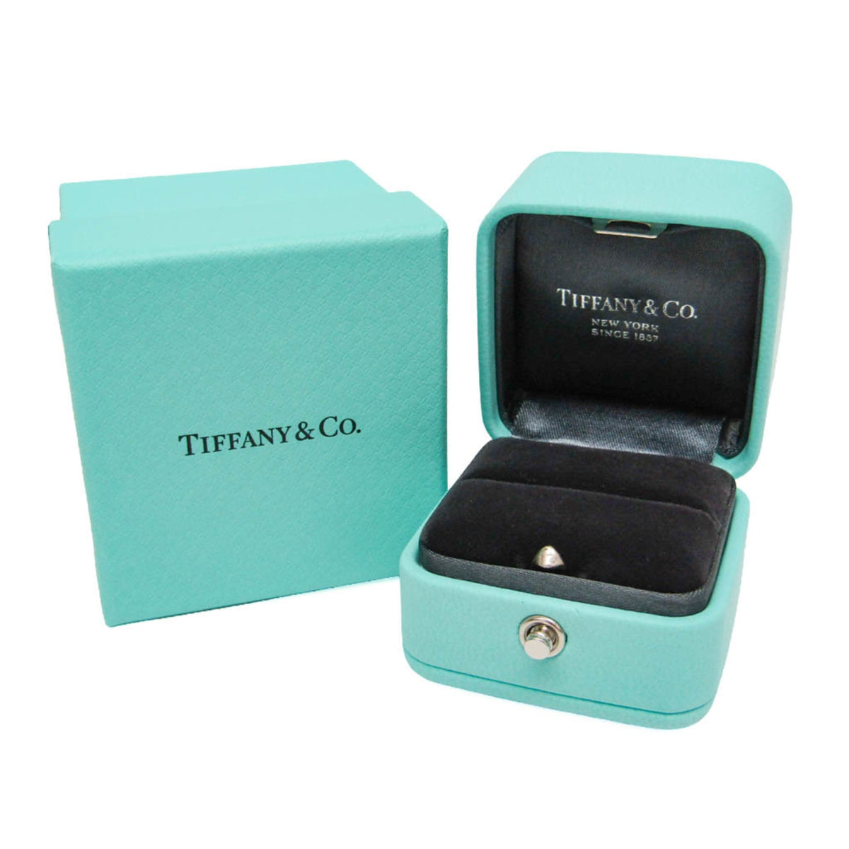 Tiffany T True Narrowing · 18K White Gold · Size 6.5 (EU 56.25)