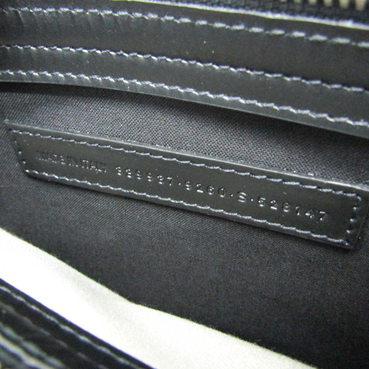 Balenciaga Navy Pochette · Canvas & Leather