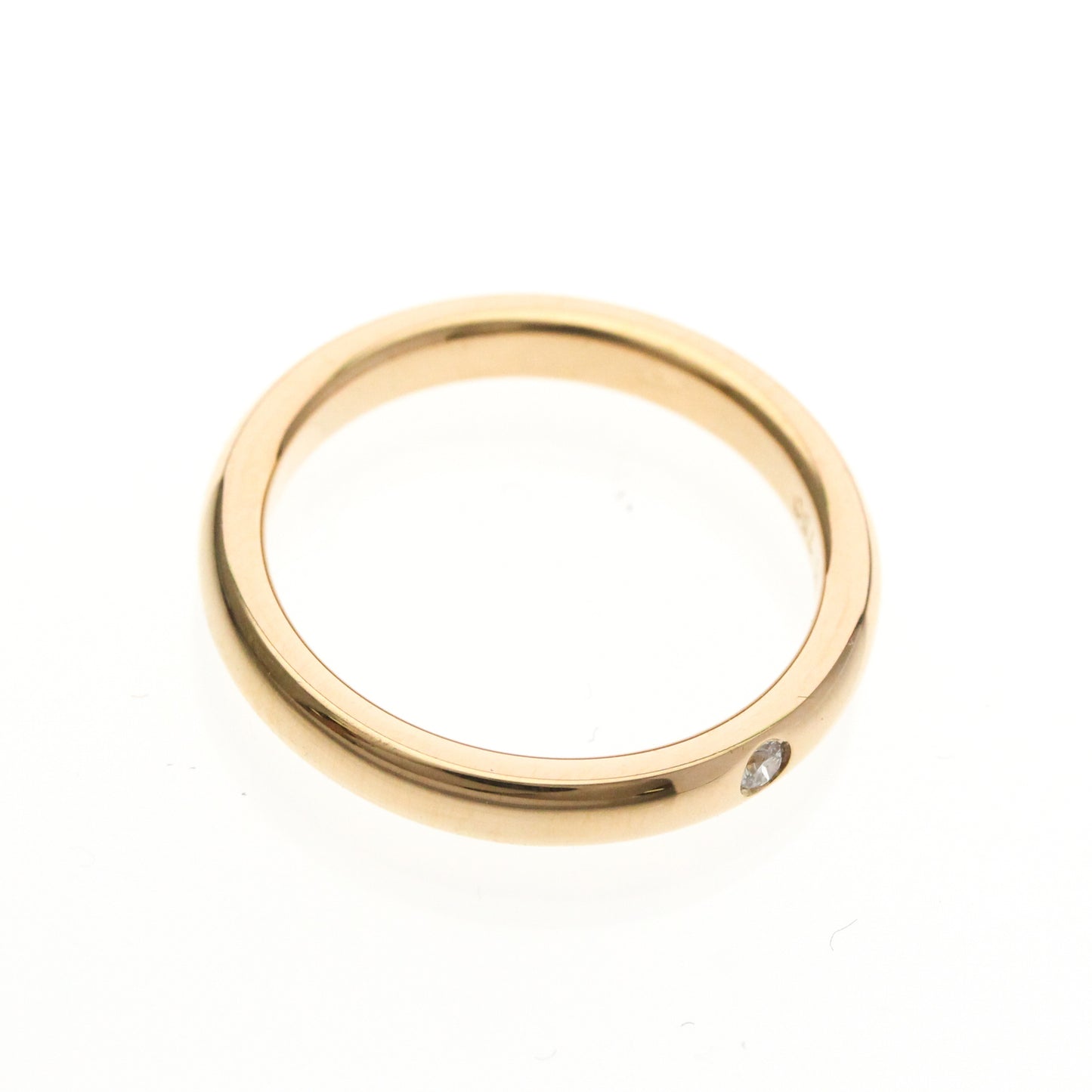 Tiffany Stacking Band · Diamond · Rose Gold