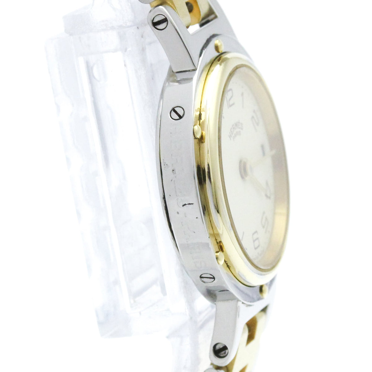 Hermès Clipper · Gold Plated Steel · Quartz