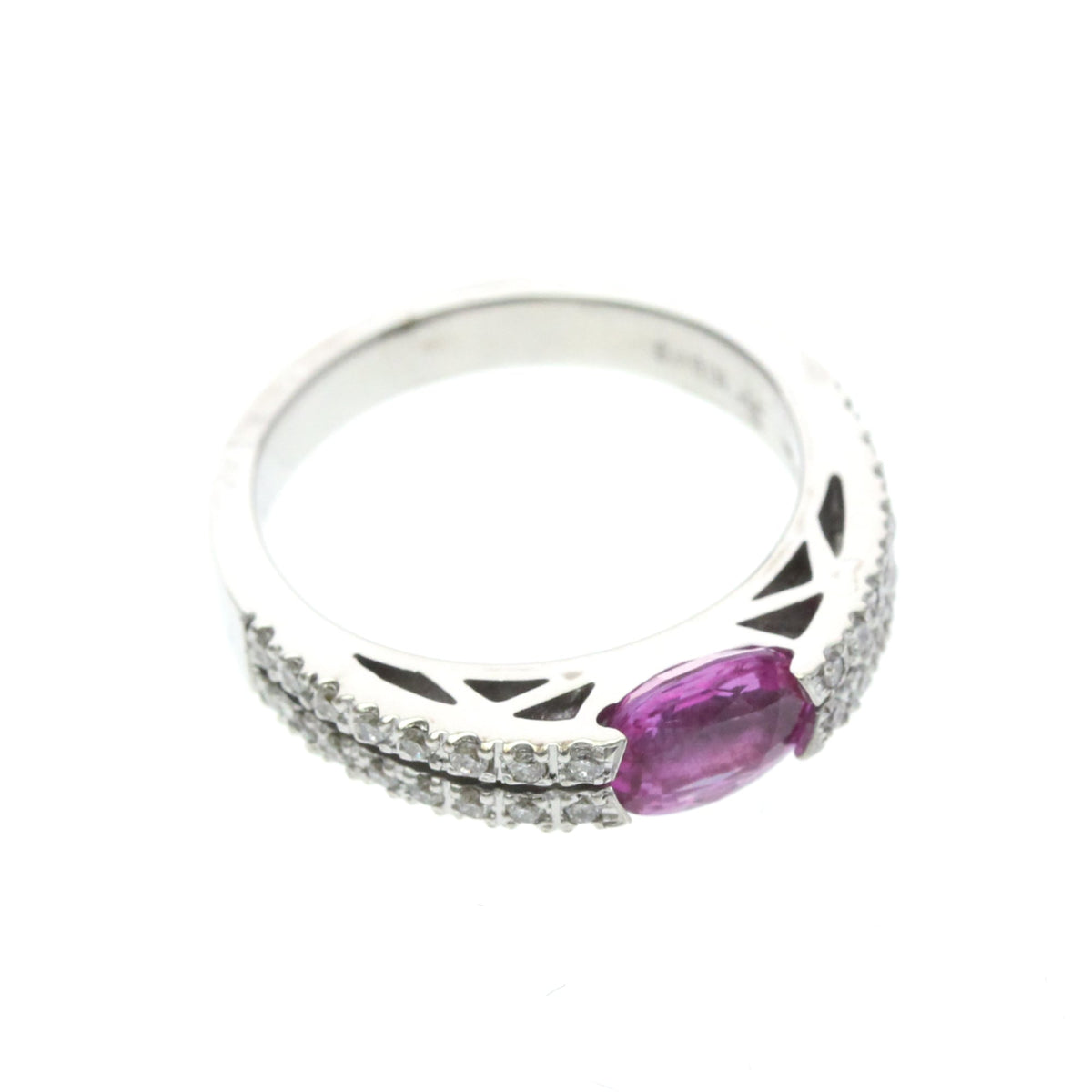 Ponte Vecchio · Sapphire & Diamond · 18K · Size 5.2 (EU 50.5)
