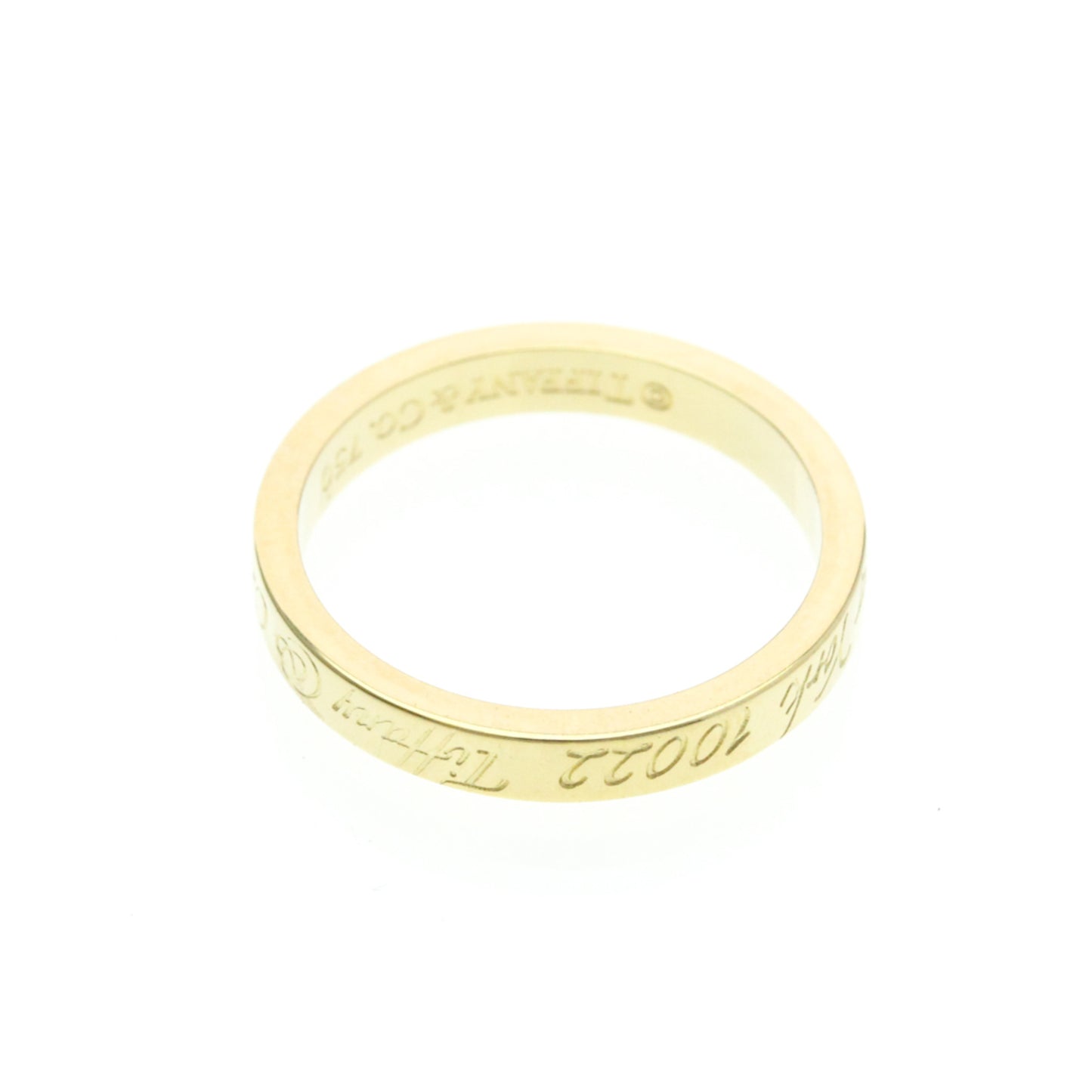 Tiffany Notes Band · 18K Yellow Gold