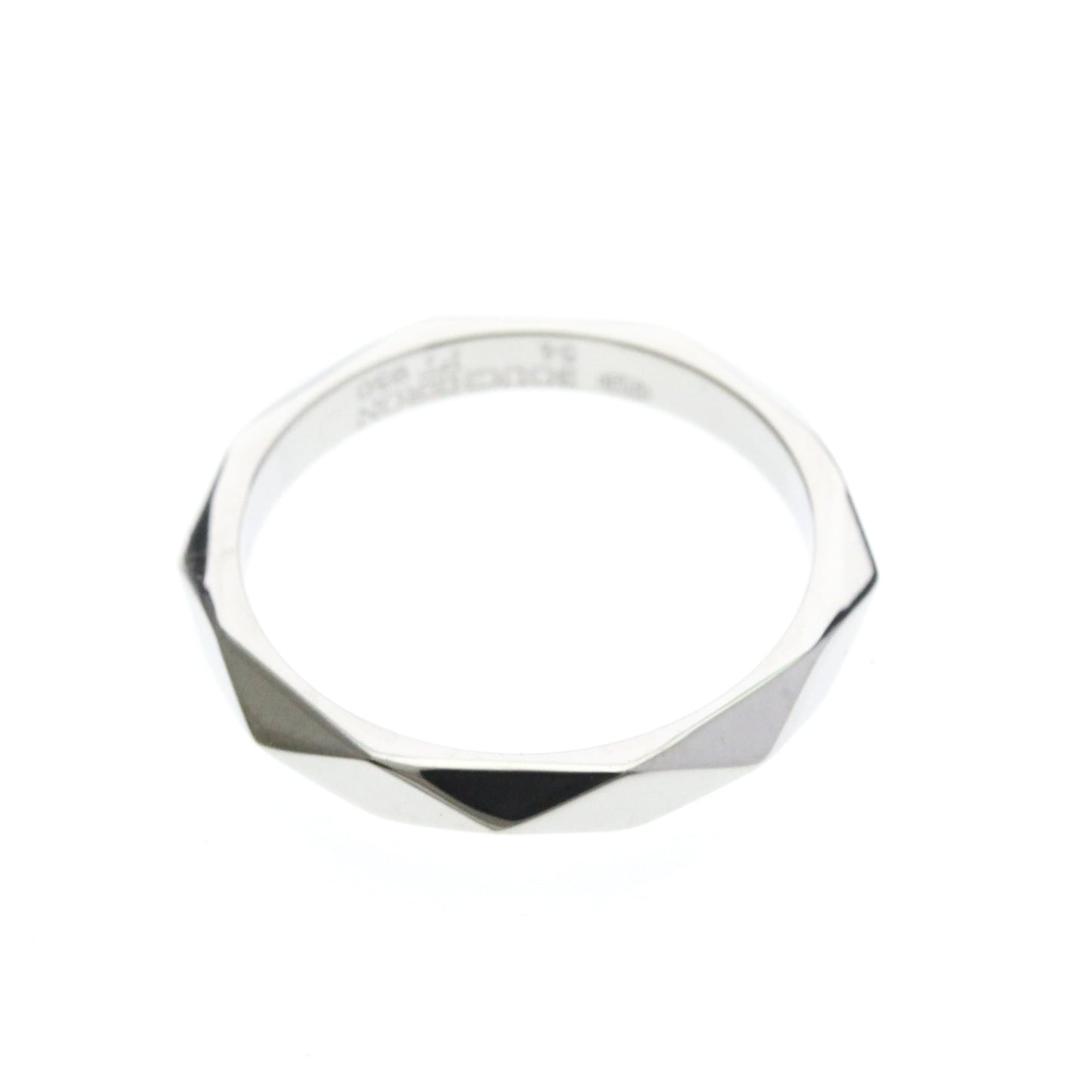 Boucheron Faceted · Platinum