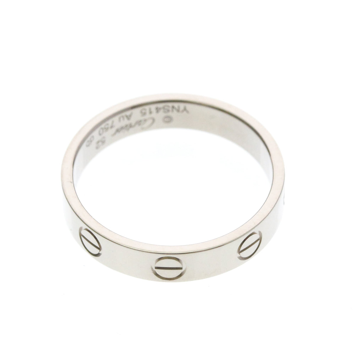 Cartier Mini Love · 18K White Gold · Size 6 (EU 55)