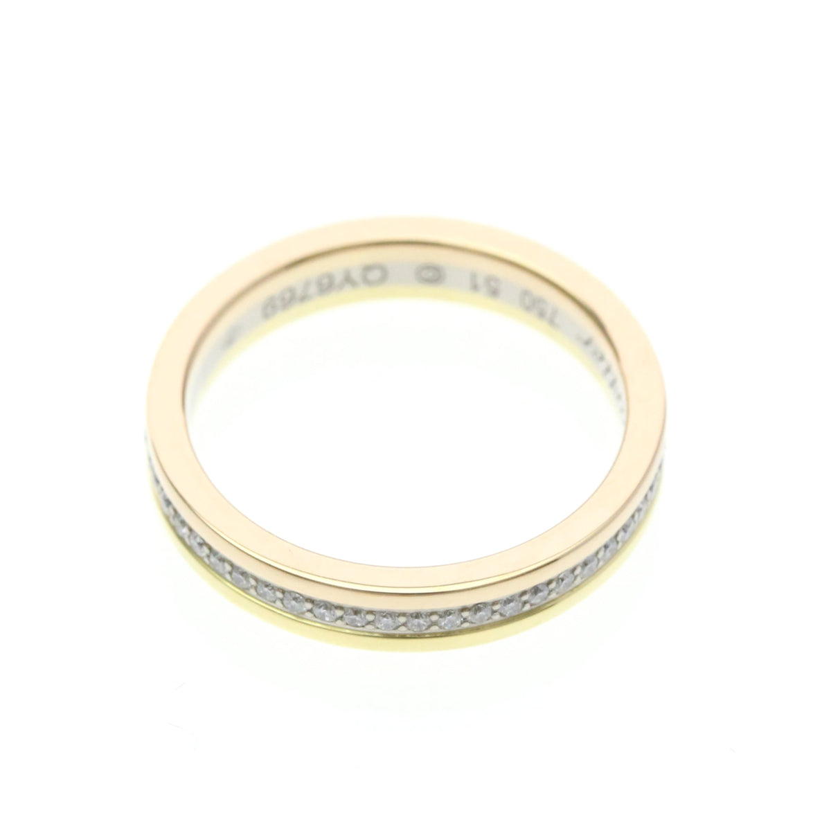 Cartier Louis Cartier Vendôme · Tri-Gold · Size 5.75 (EU 54.38)