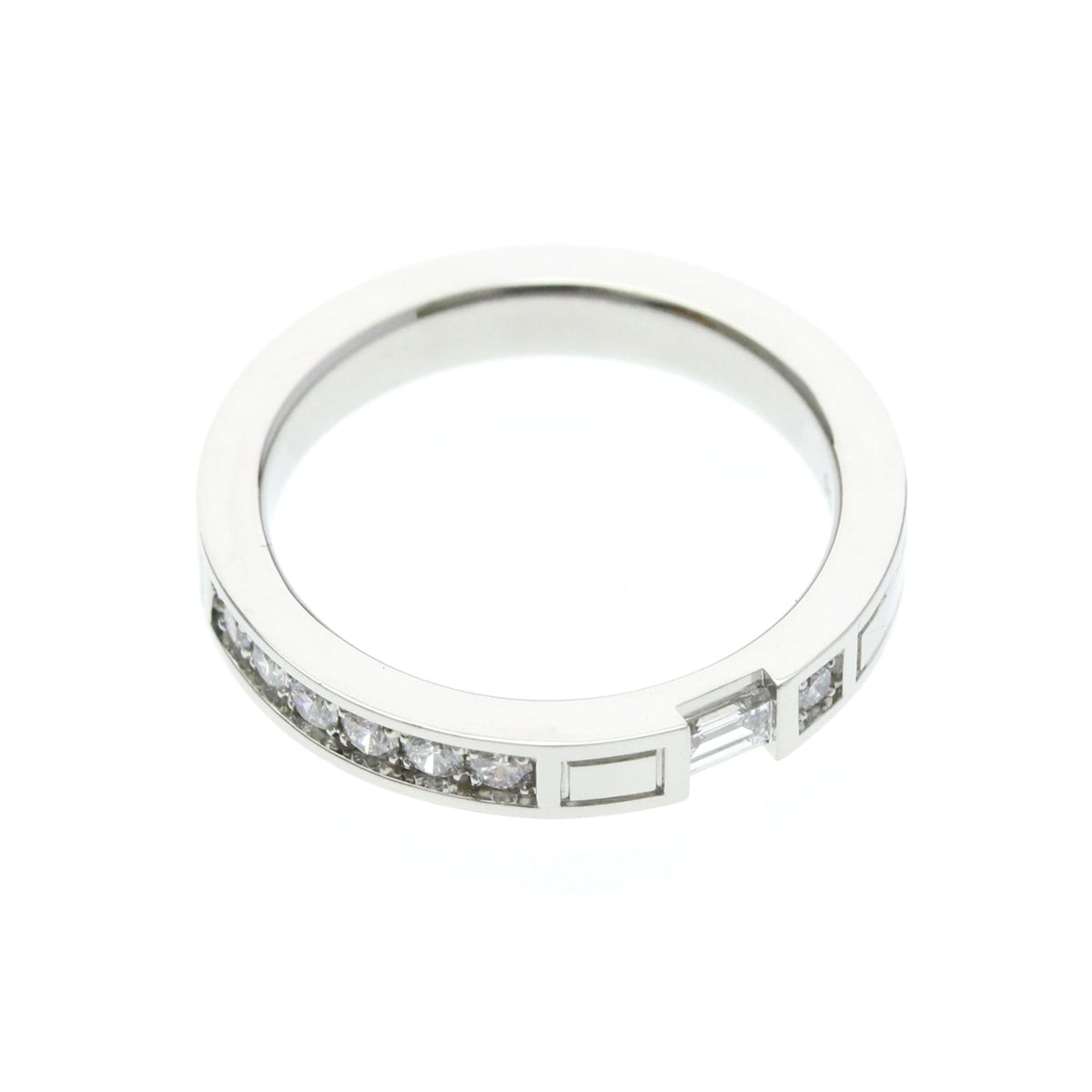 Harry Winston Traffic · Platinum · Diamond · Size 4.5 (EU 51.25)