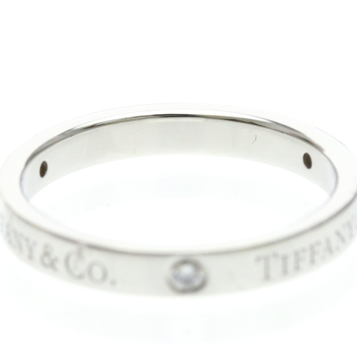 Tiffany Flat Band · Diamonds · Platinum