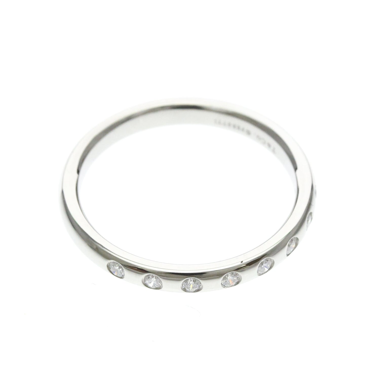 Tiffany Stacking Band · 8 Diamonds · Platinum