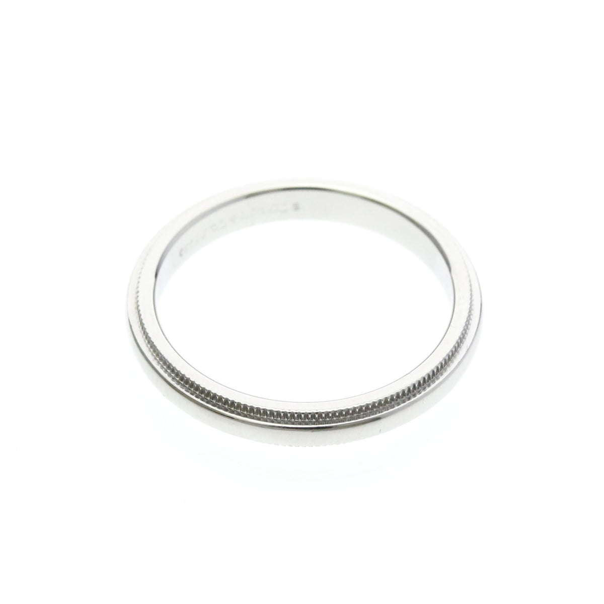 Tiffany Milgrain · Platinum
