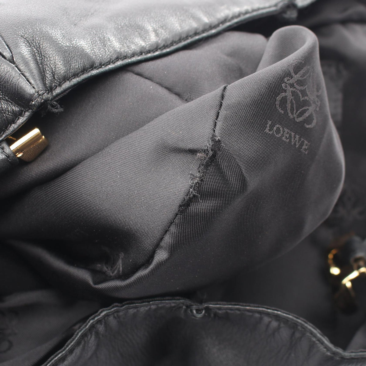 Loewe Anagram · Leather Shoulder Bag