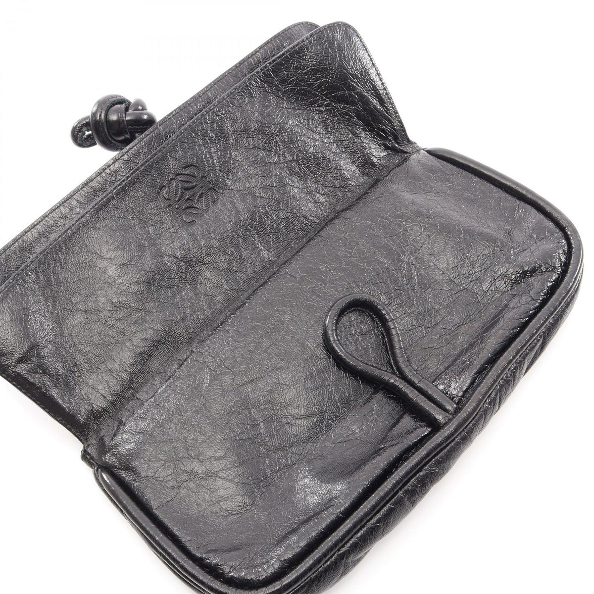 Loewe Twisted Knot · Leather Clutch