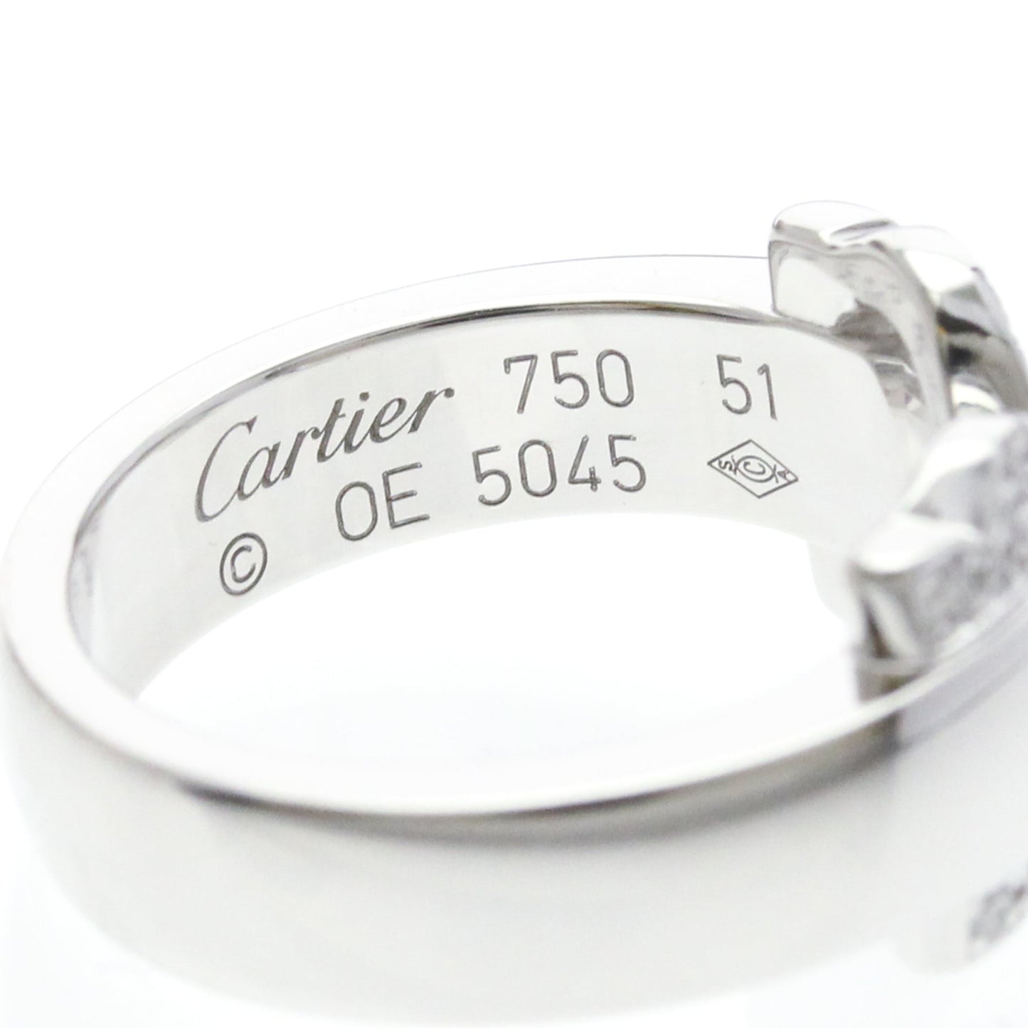 Cartier 2C Boucle Diamond · 18K White Gold