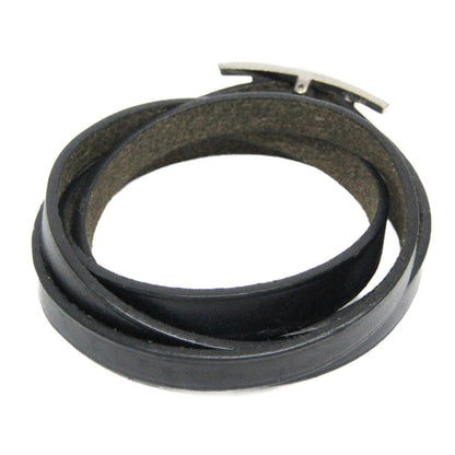 Hermès Hapi · 4-Row Leather Bangle