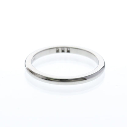 Tiffany Forever · Platinum · 3 Diamond Band · Size 6 (EU 55)