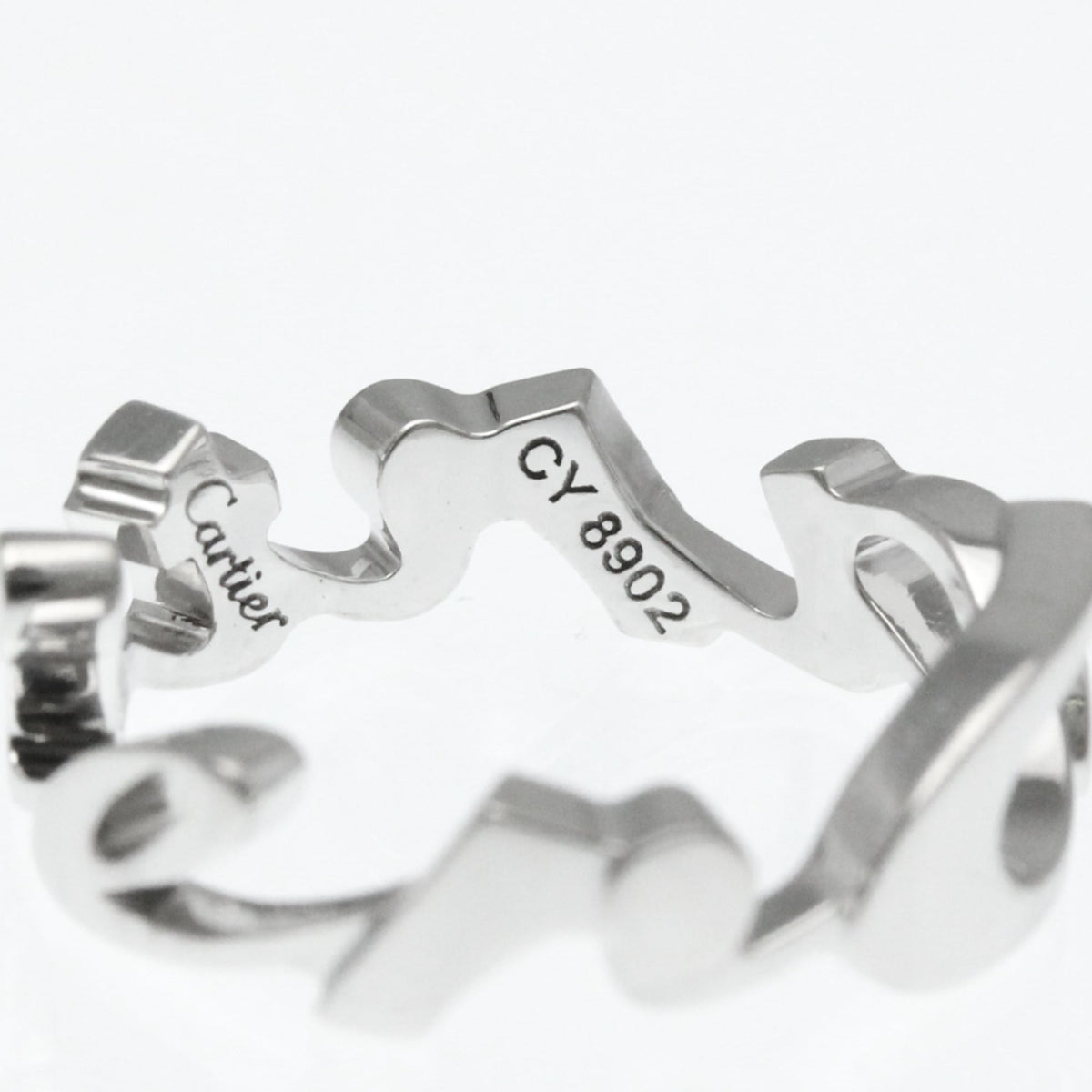 Cartier Signature Ring · 18K White Gold