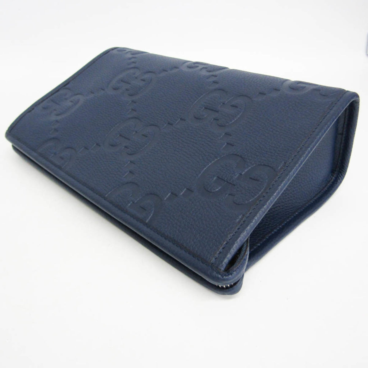 Gucci Jumbo GG · Leather Clutch