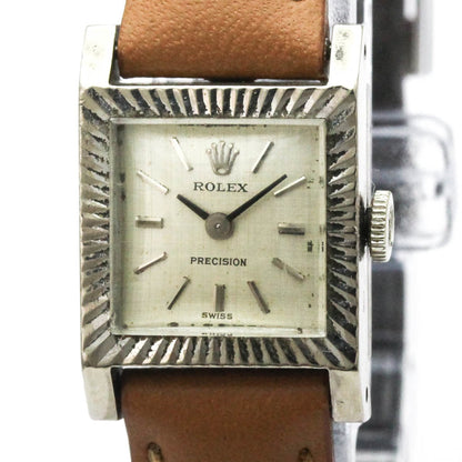 Rolex Precision · 18K White Gold · Vintage