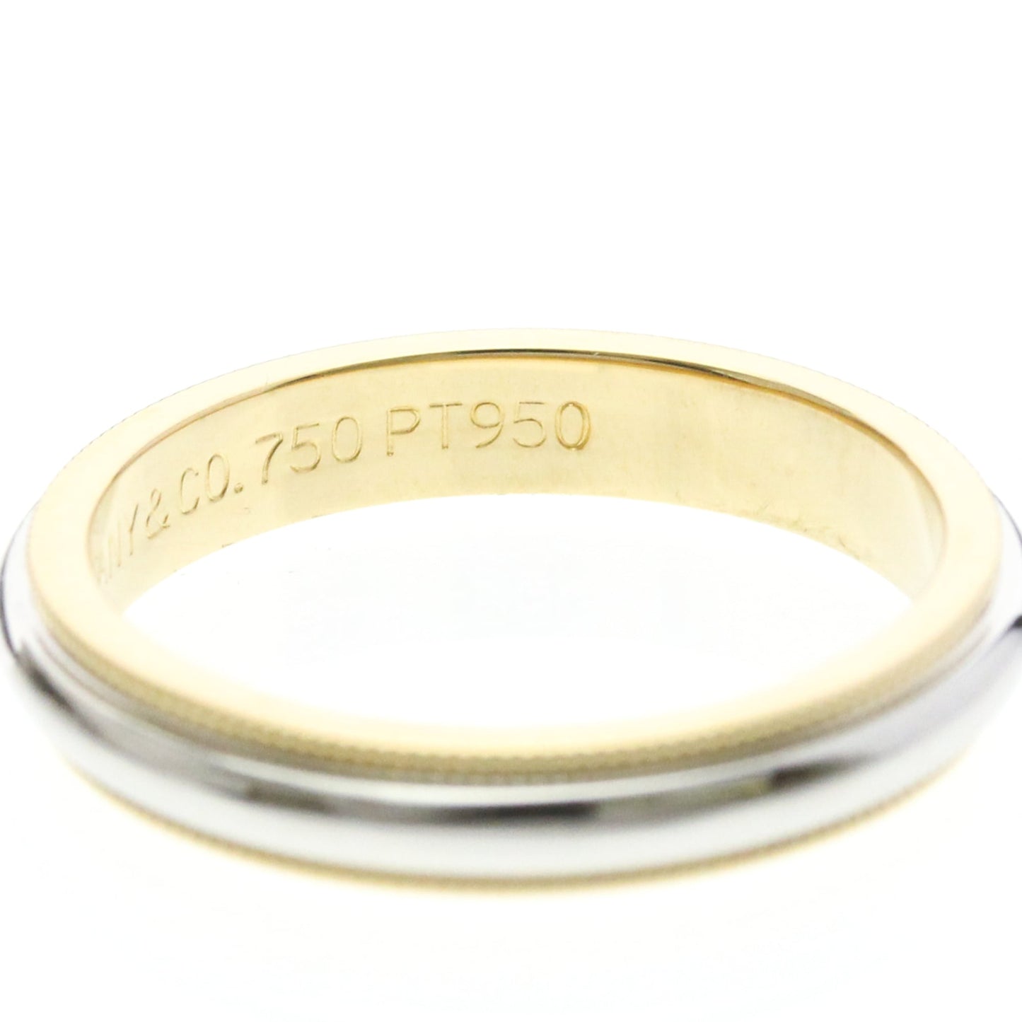 Tiffany Milgrain · Platinum & 18K Gold