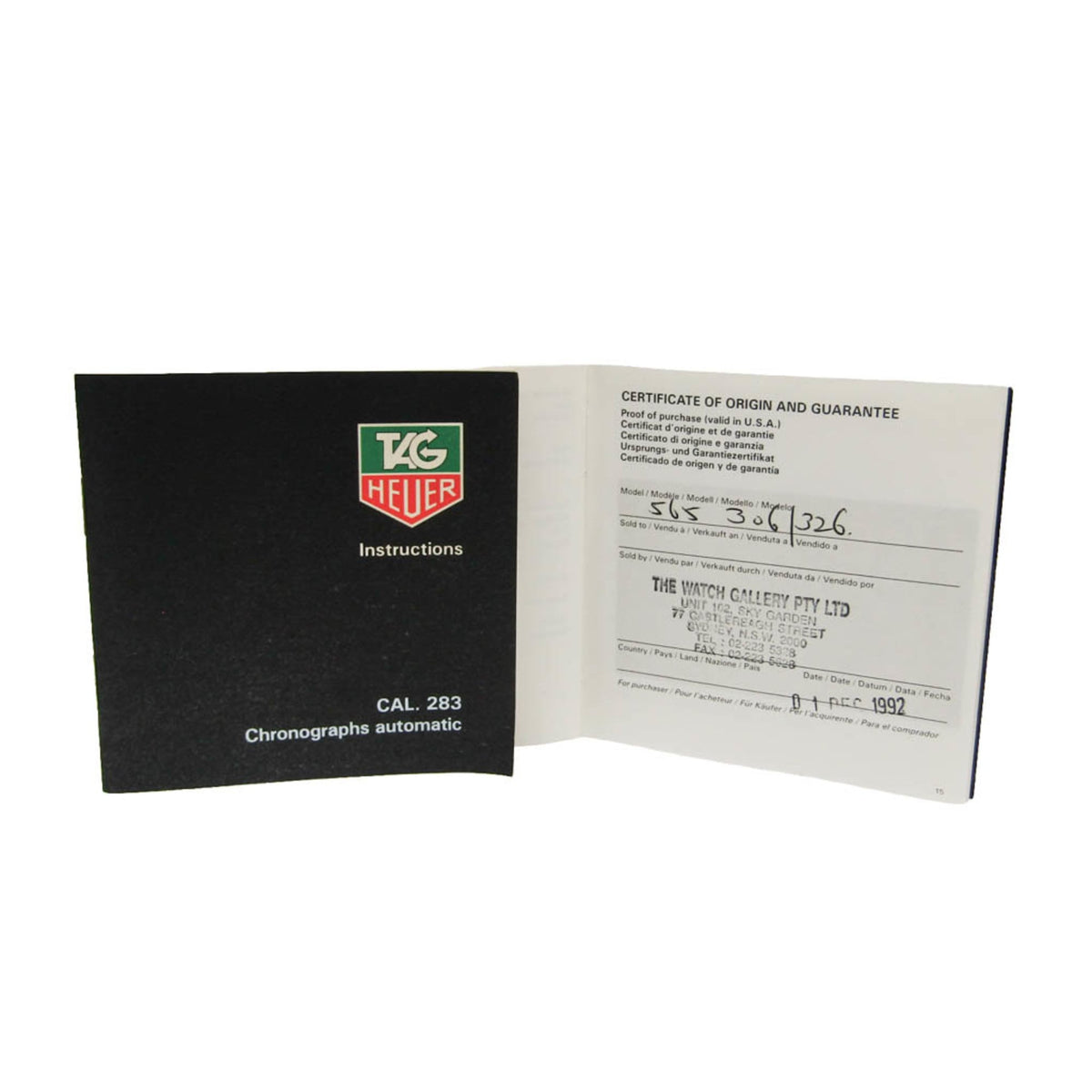 Tag Heuer Professional 2000 · Chronograph