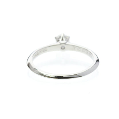 Tiffany Solitaire · Platinum · Diamond 0.23ct · Size 5.8 (EU 52)