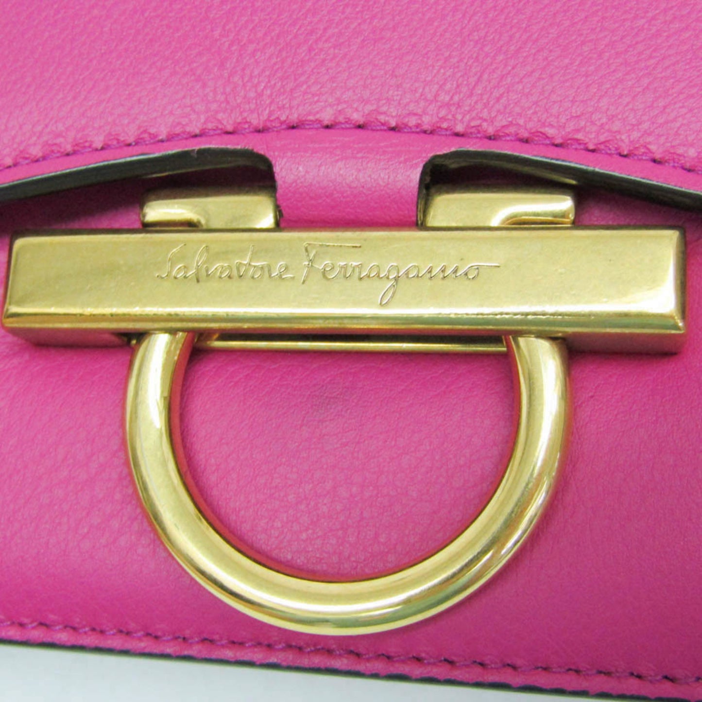 Salvatore Ferragamo Gancini · Lilac Leather