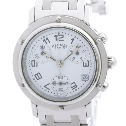 Hermès Clipper Chronograph · Steel · Quartz
