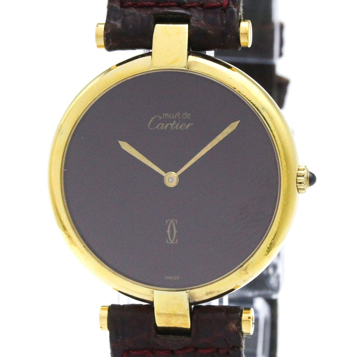 Cartier Must Vendome · Gold Plated · Quartz