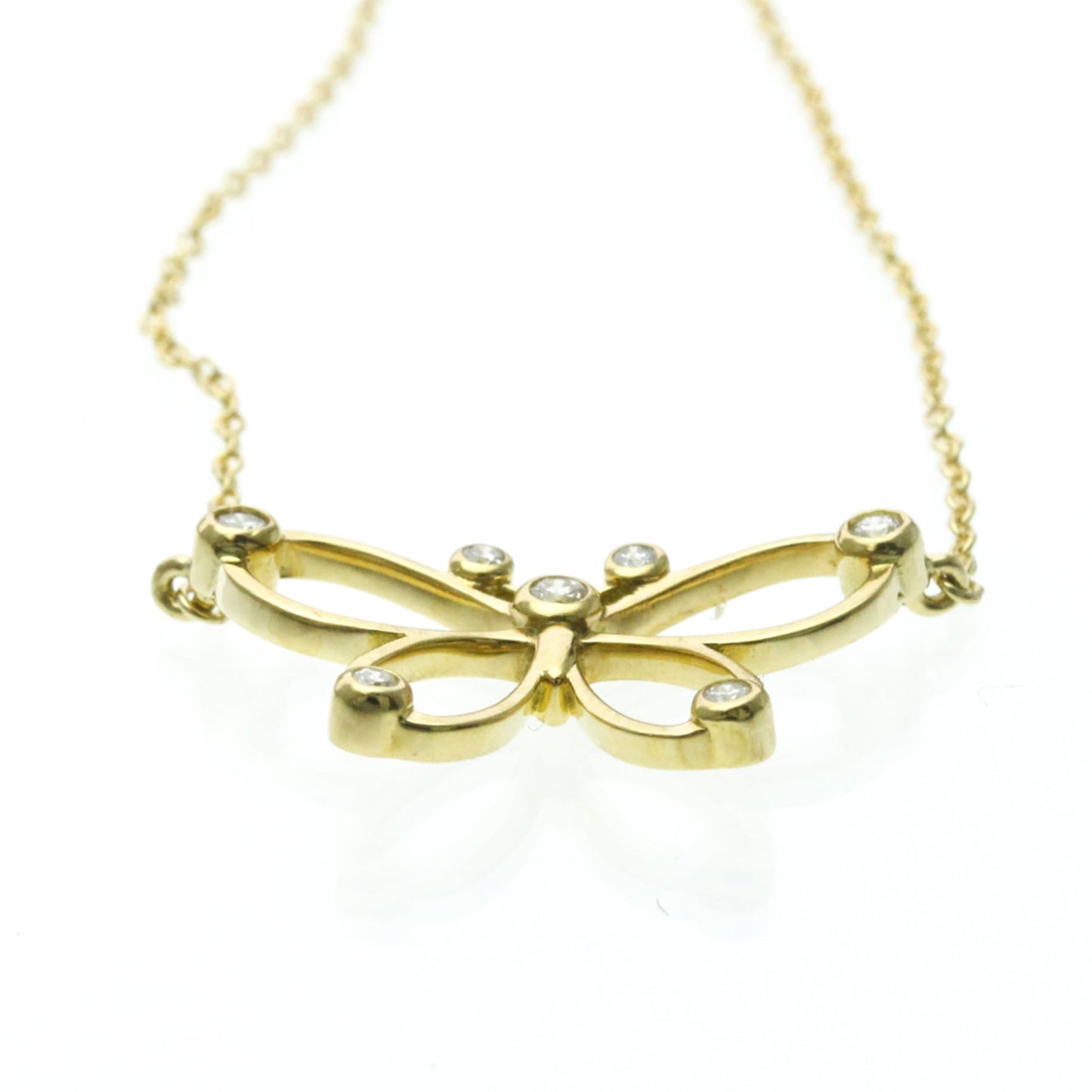 Tiffany Butterfly · Diamond · 18K Yellow Gold
