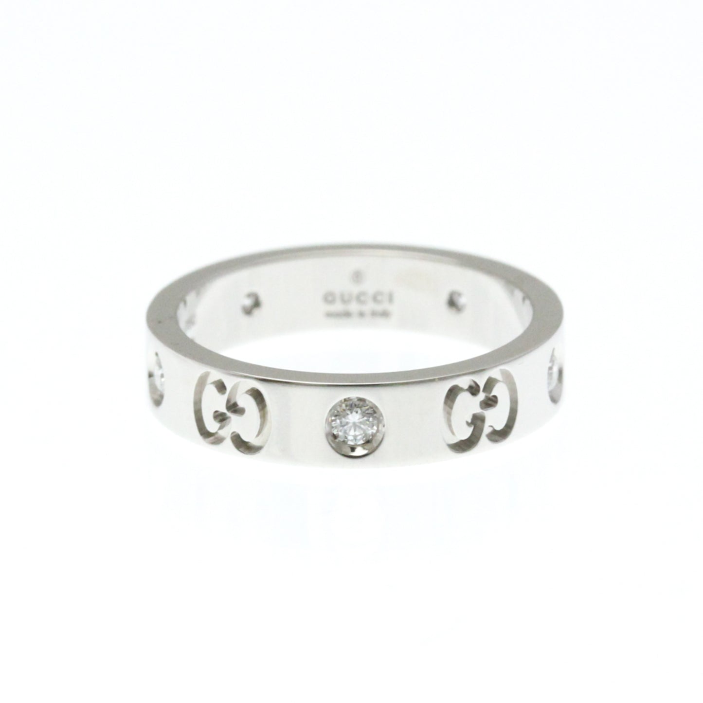 Gucci Icon · Diamond · 18K White Gold