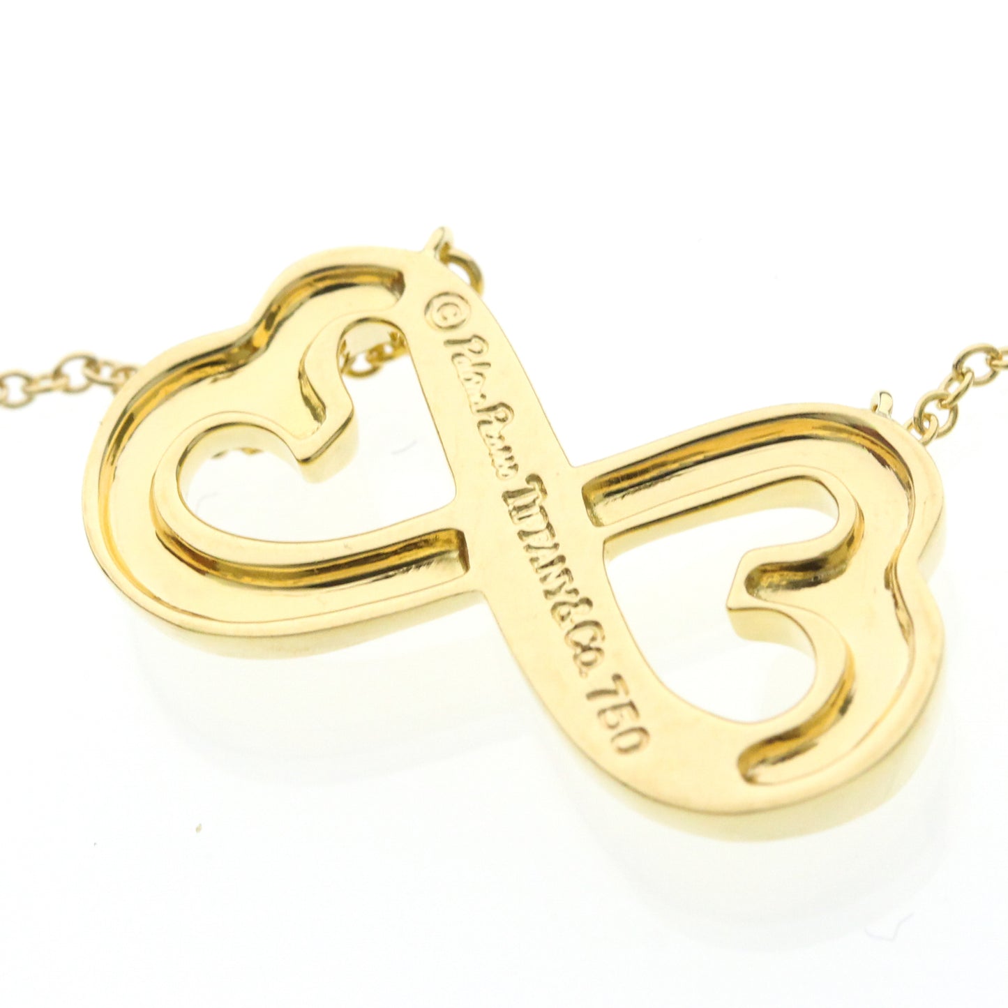 Tiffany Double Loving Heart · 18K Yellow Gold
