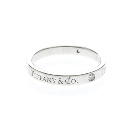 Tiffany Flat Band · Diamonds · Platinum