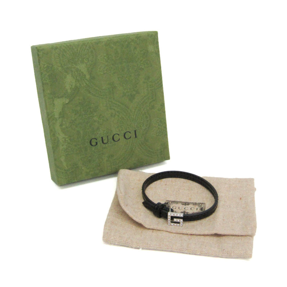 Gucci Square G · Patent Leather · Rhinestone
