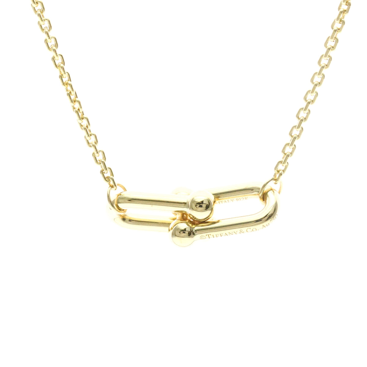 Tiffany Hardware Double Link · 18K Yellow Gold