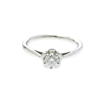 Chanel Camellia · Platinum · Diamond · Size 4 (EU 50)