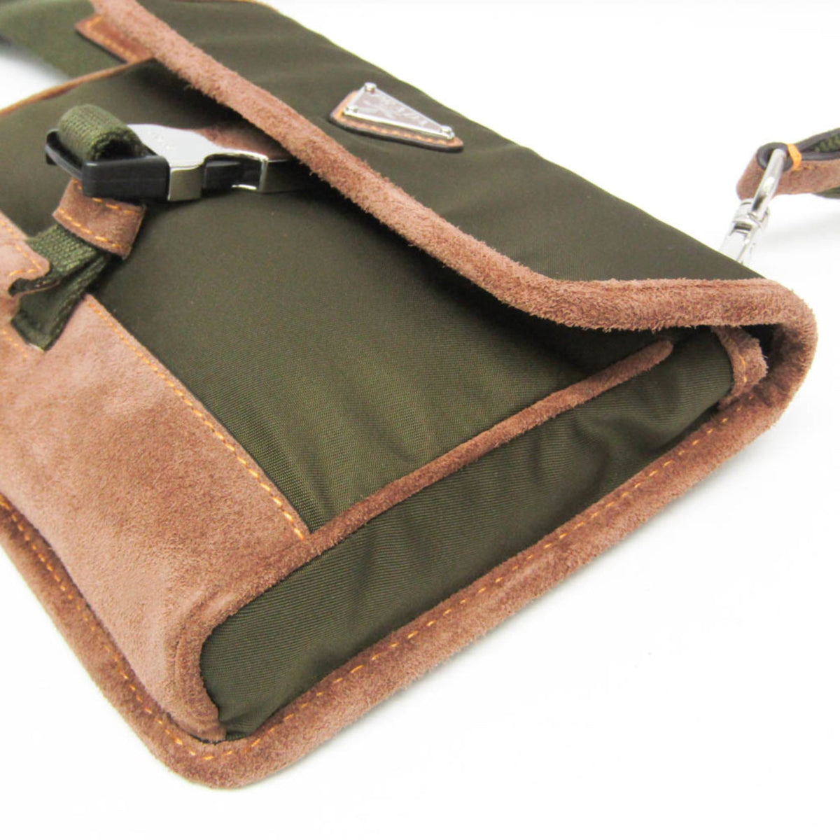 Prada Re-Nylon · Smartphone Pouch · Suede