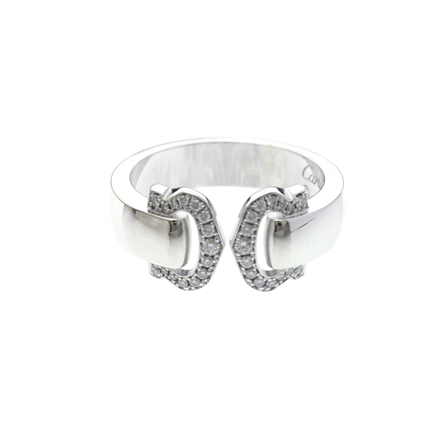 Cartier 2C Boucle · Diamond · 18K White Gold