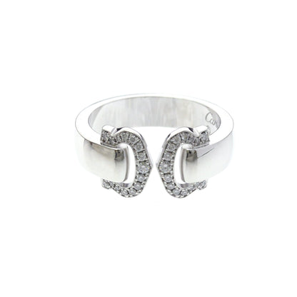 Cartier 2C Boucle · Diamond · 18K White Gold