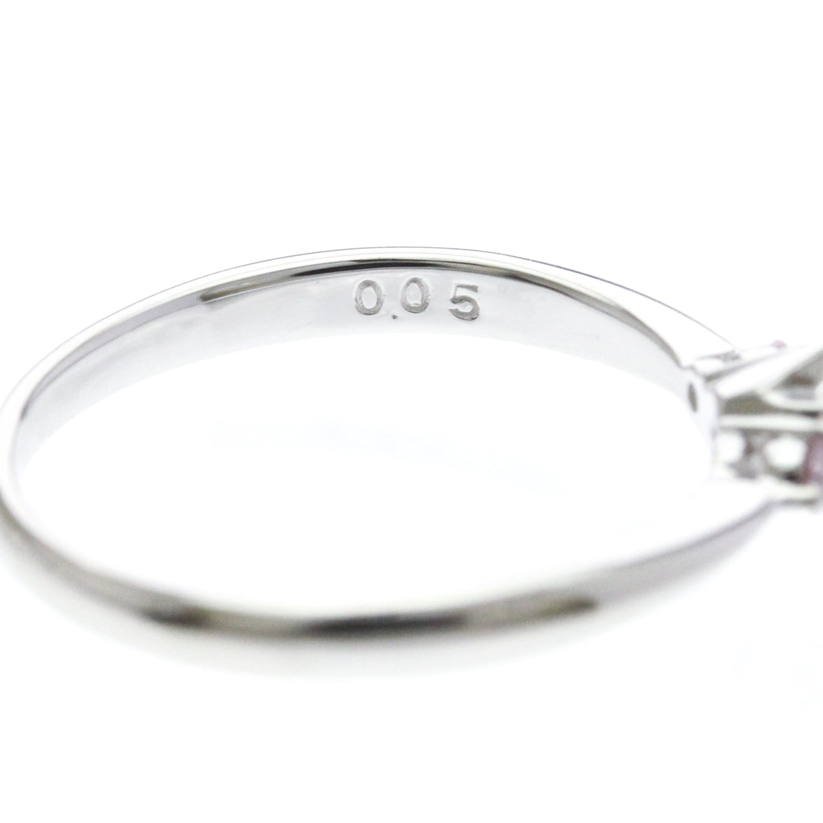 Tasaki Diamond · Platinum · Solitaire · Size 6 (EU 55)