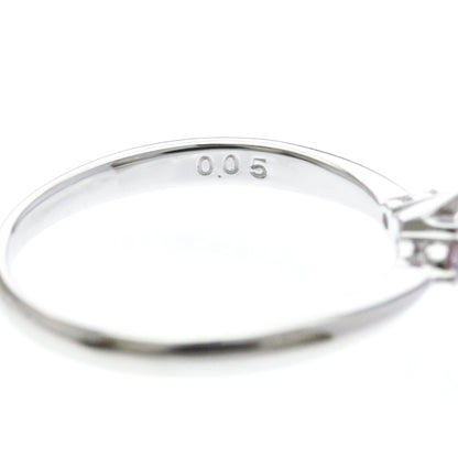Tasaki Diamond · Platinum · Solitaire · Size 6 (EU 55)