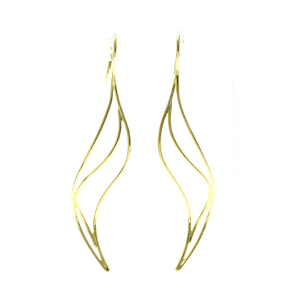 Tiffany Wave · 18K Yellow Gold · Earrings