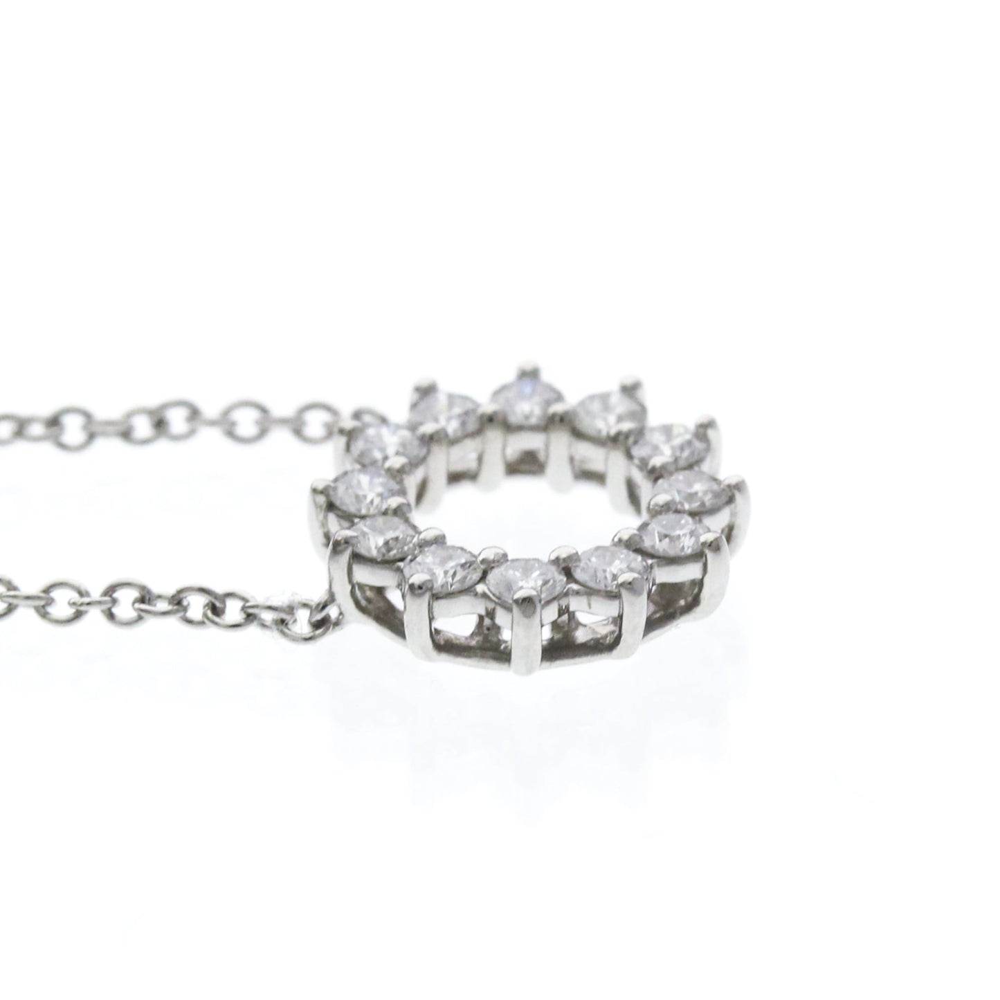 Tiffany Open Circle Mini · Platinum · Diamond