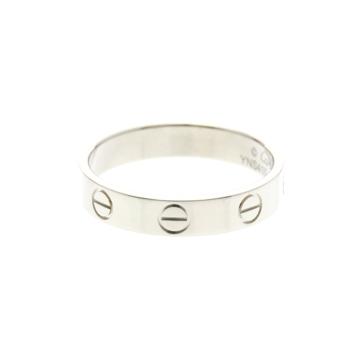 Cartier Mini Love · 18K White Gold · Size 6 (EU 55)