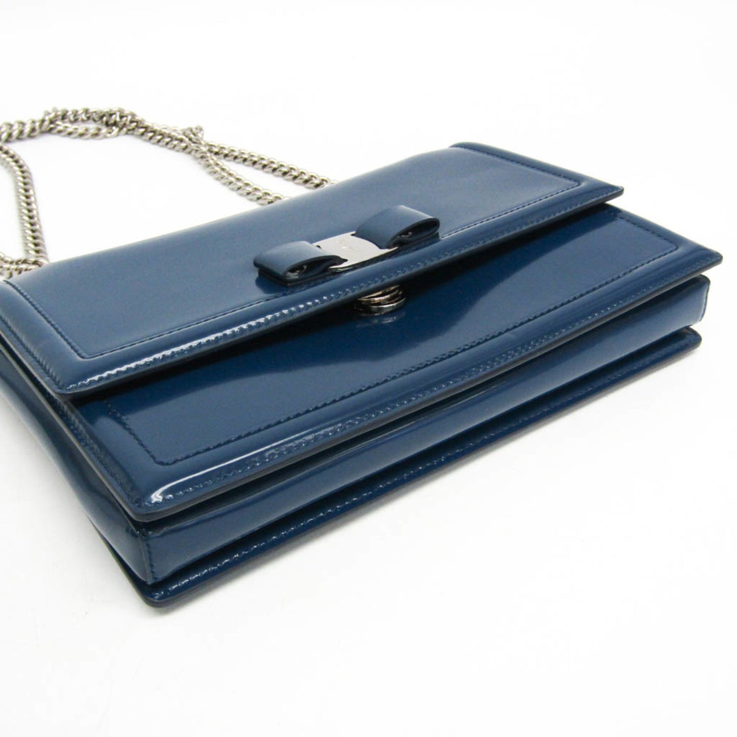 Salvatore Ferragamo Vara · Enamel Leather