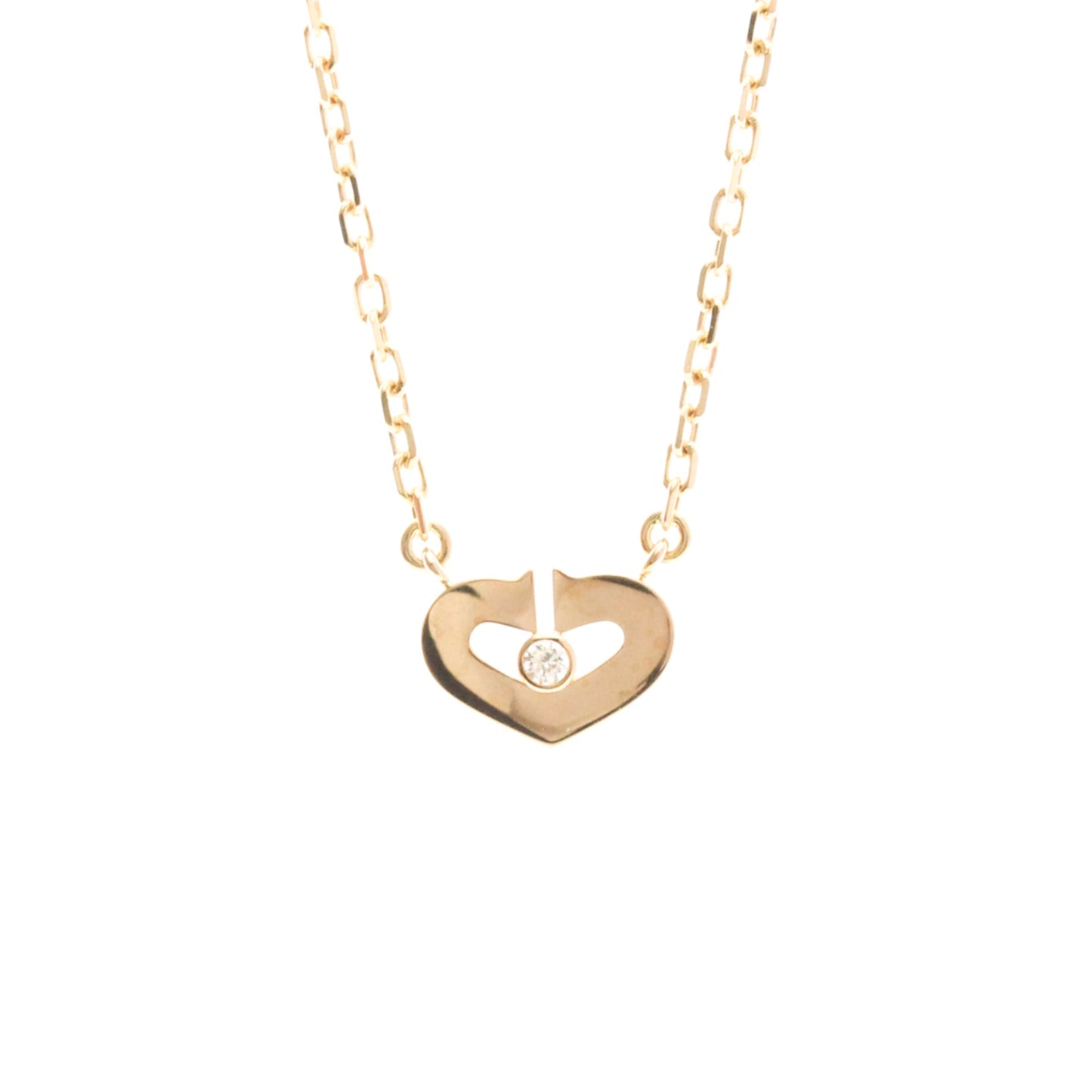 Cartier C Heart · Diamond · Rose Gold