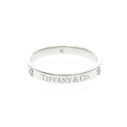Tiffany Flat Band · Diamonds · Platinum